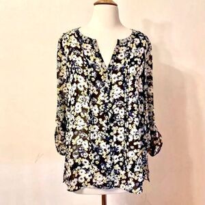 Chaus New York Floral Tunic‎ Shirt